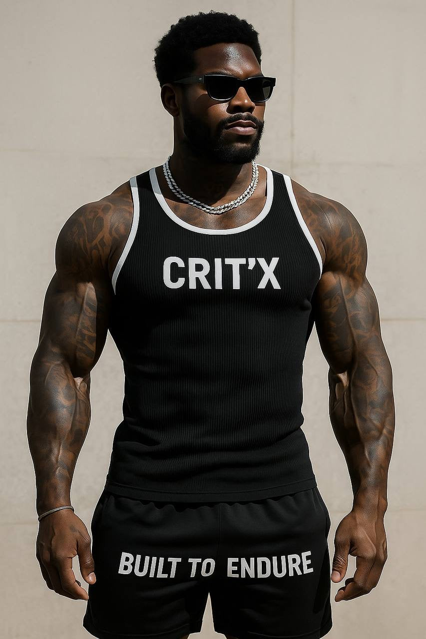 CRIT’X Signature Men’s Performance Tank – Built to Endure