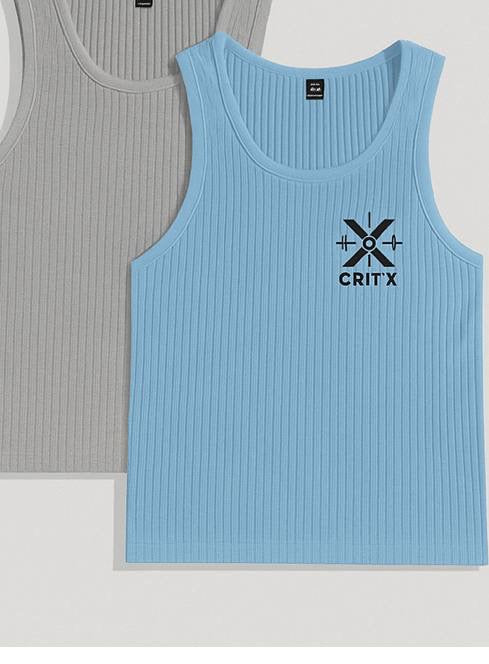 CRIT'X "Cross-Trainer" Ribbed Tank