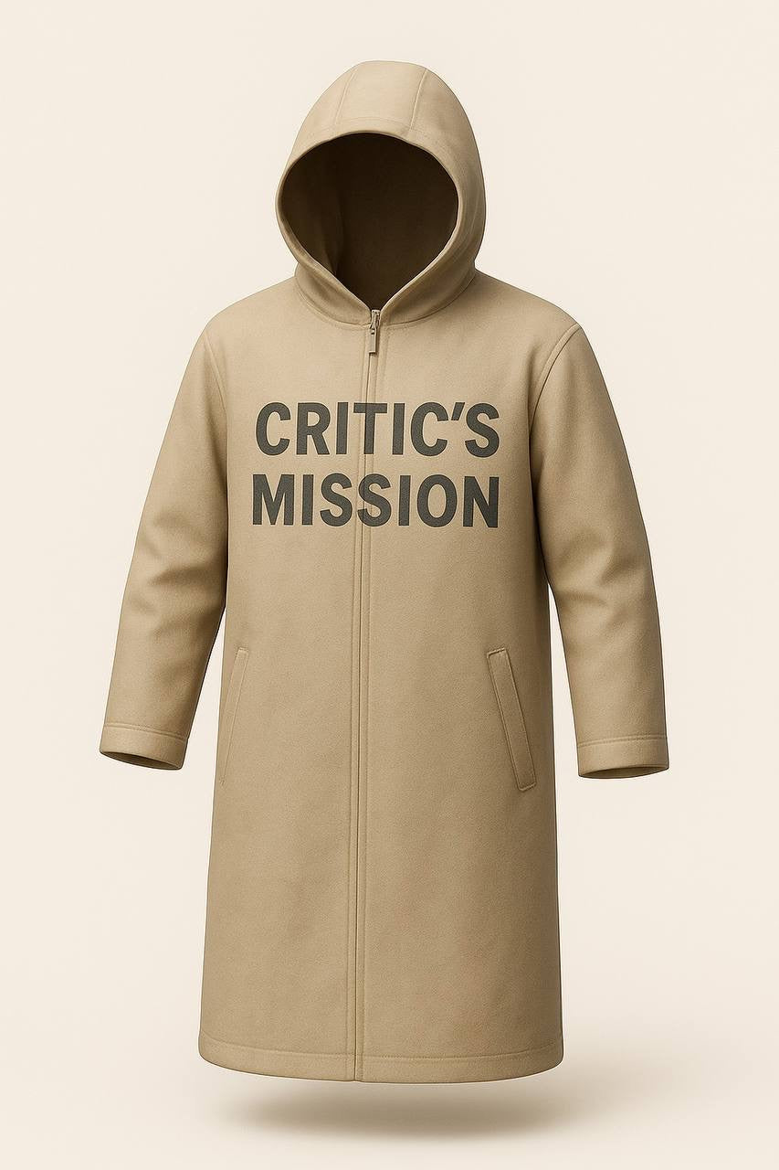 Critic's Mission" Sand-Stone Overcoat