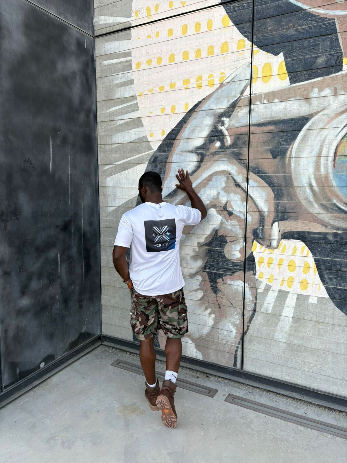 CRIT’X Signature Graphic Tee – White