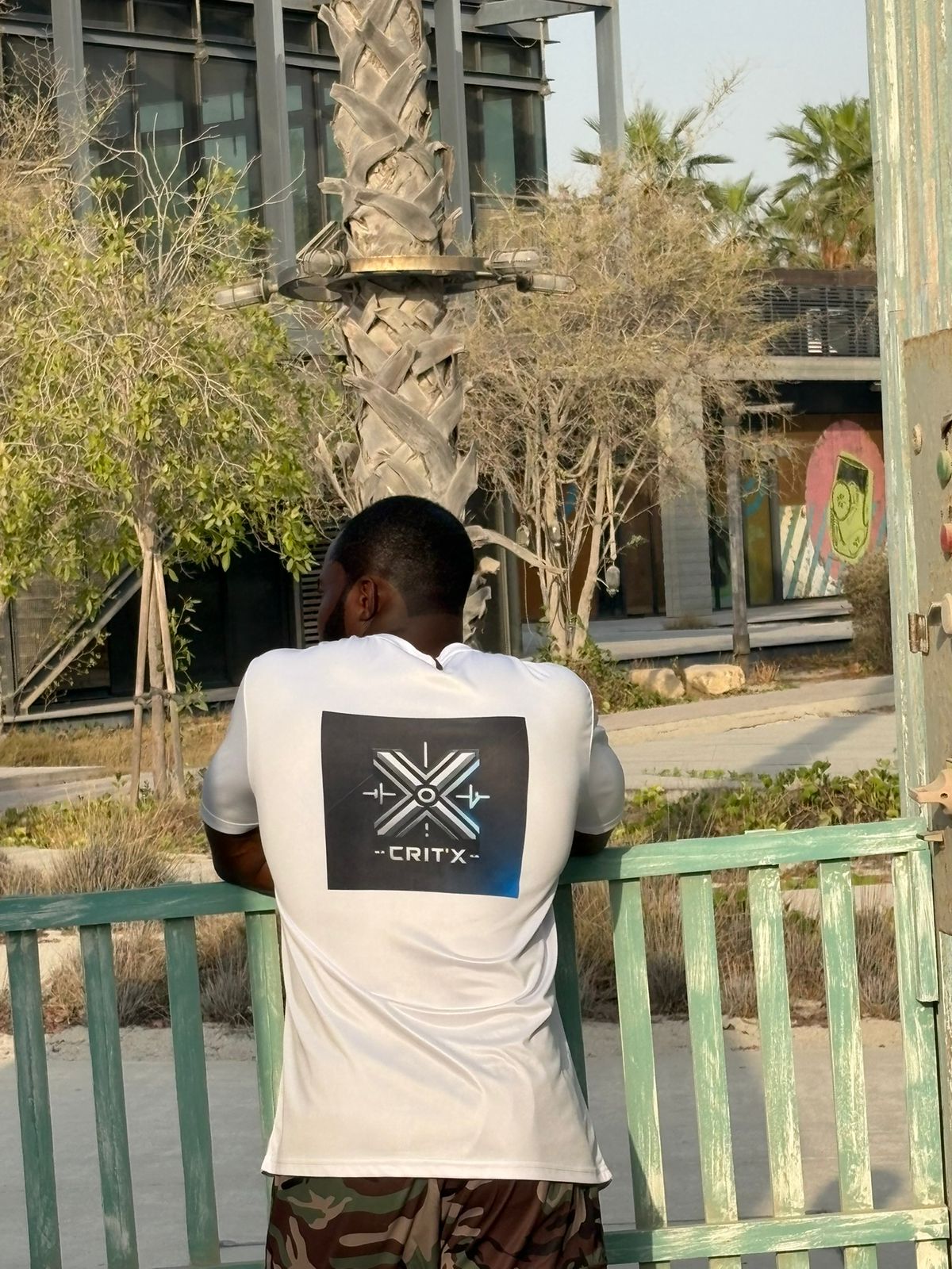 CRIT’X Signature Graphic Tee – White